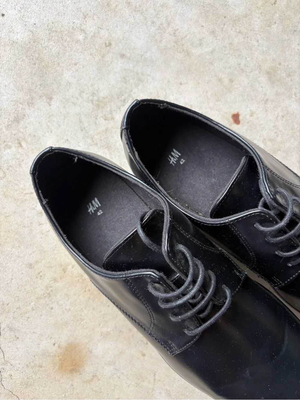 H&M Black leather shoes